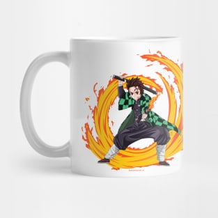 Flame Sword Boy Mug